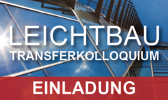 Leichtbau-Transferkolloquium am 21. Mai in Berlin-Pankow